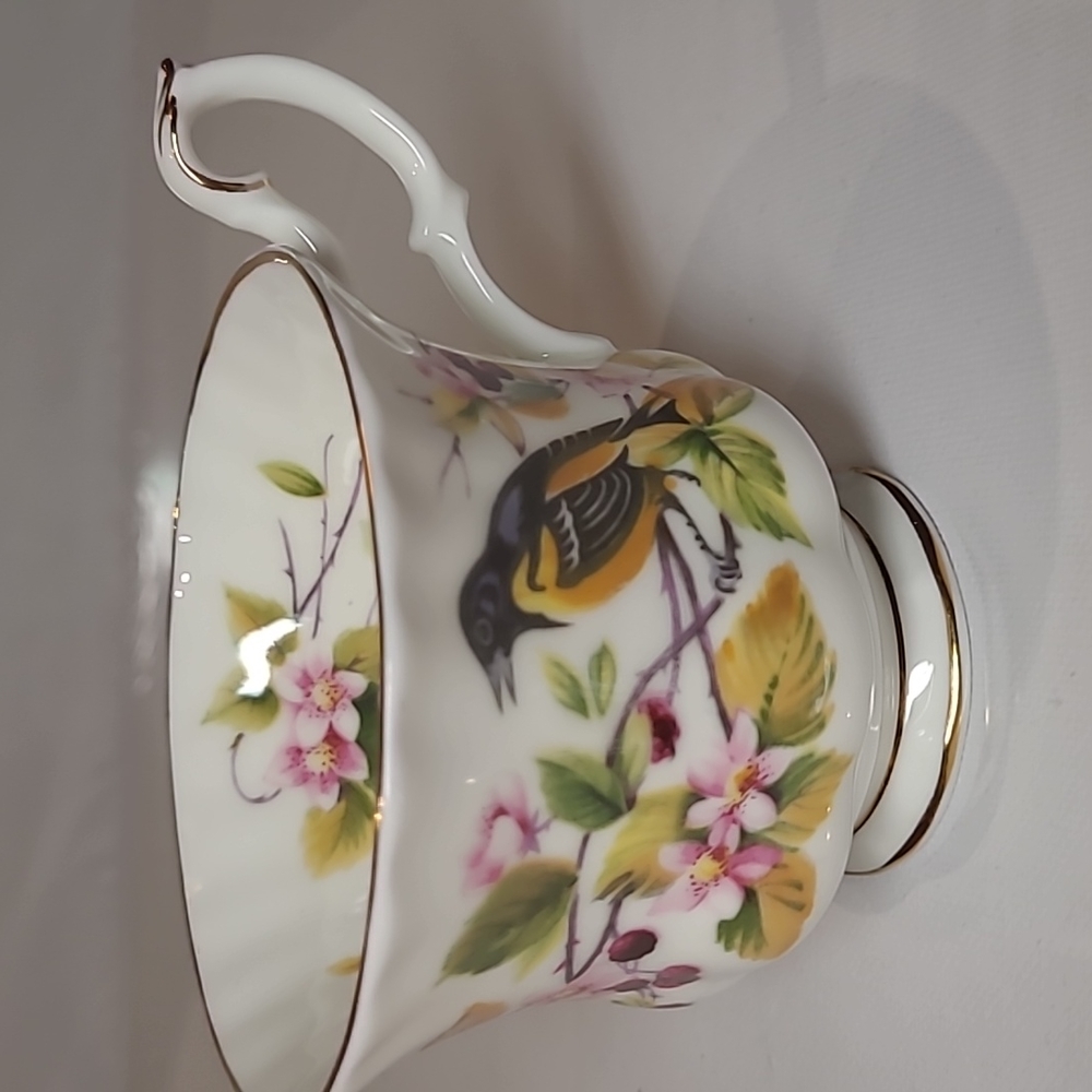 Royal Albert bone China teacup and saucer woodland